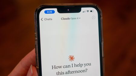 Claude on a smartphone.