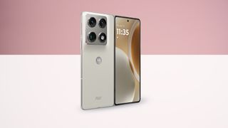 The Motorola Razr Foldd's back and external screen